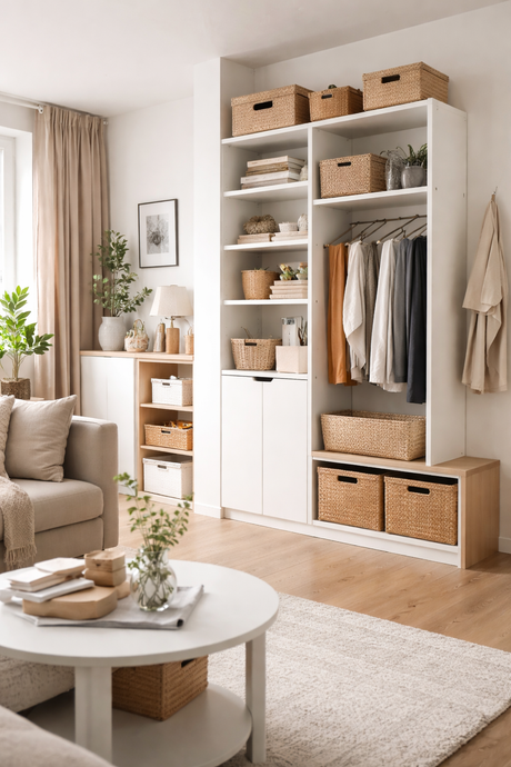 5 slimme manieren om meer ruimte te creëren in een kleine woning