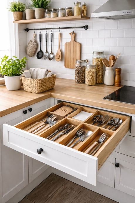 Zo houd je je keuken overzichtelijk, ook met weinig kastruimte